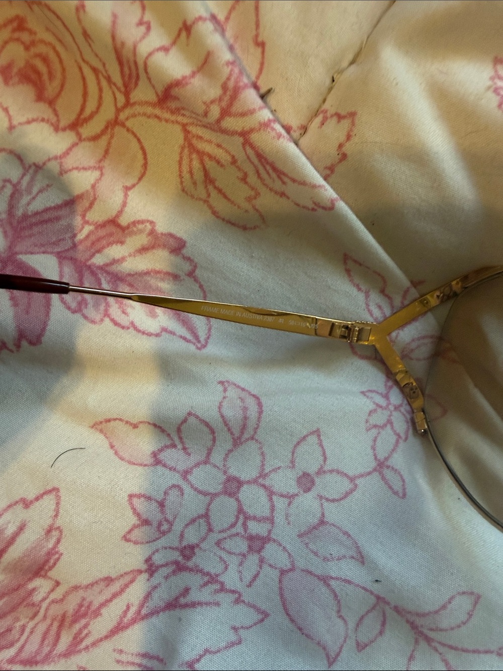 Dior Gold and Brown Gradient Aviator Glasses… contain RX lenses  1980’s vibe - Picture 5 of 6
